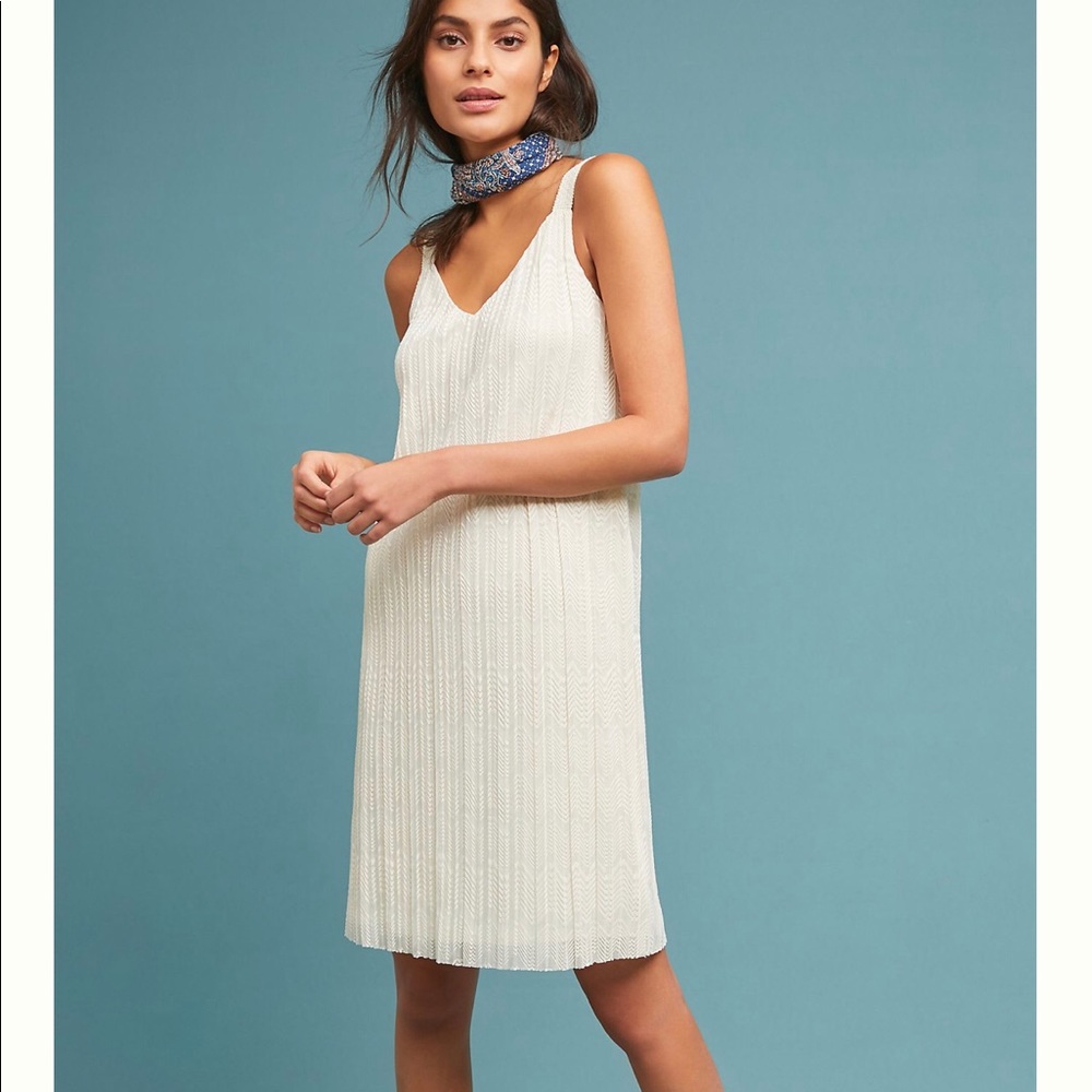 NWT ANTHROPOLOGIE Meadow Rue Prespa Pleated Dress
